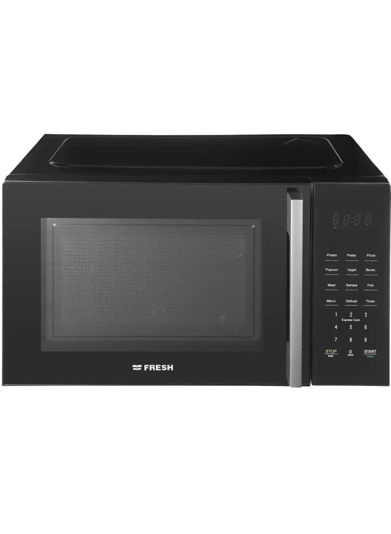 Fresh 25L Digital Microwave with Grill, Black FMW-25KG
